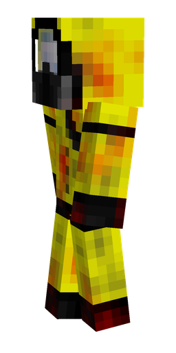 Black skin: body, left side render