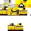 Black skin: raw texture render