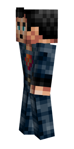 Black skin: body, left side render
