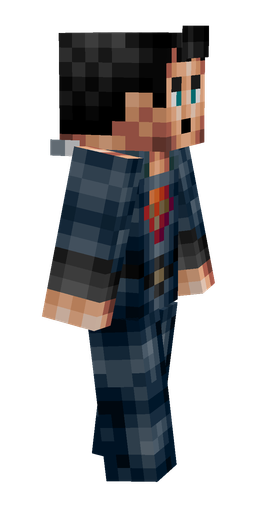 Black skin: body, right side render