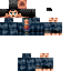 Black skin: raw texture render