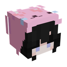 Black skin: head render