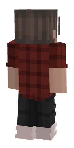 Black skin: body, back render
