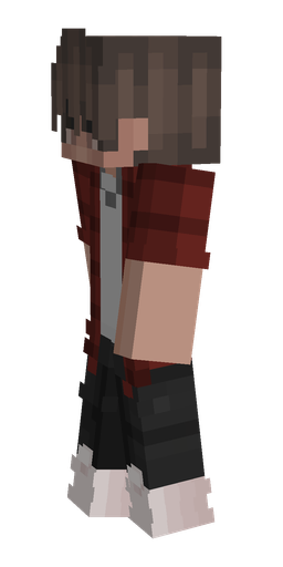 Black skin: body, left side render