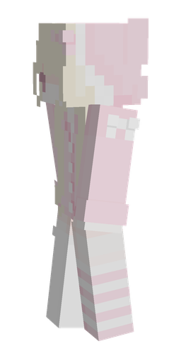Pink skin: body, left side render