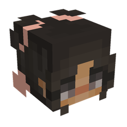 Black skin: head render