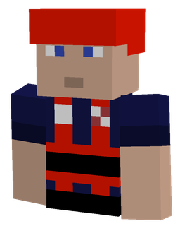 Blue skin: bust render