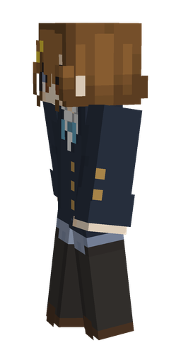 Black skin: body, left side render