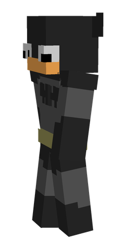 Black skin: body, left side render