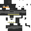 Black skin: raw texture render