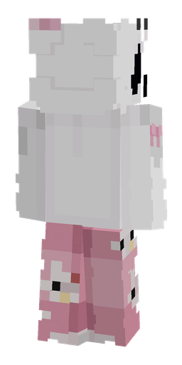 Pink skin: body, back render