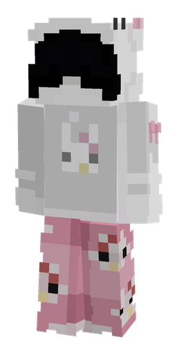 Pink skin: body, front render