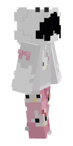 Pink skin: body, right side render