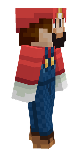 Blue skin: body, right side render