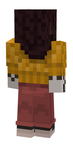 Black skin: body, back render