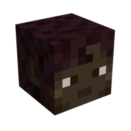 Black skin: head render