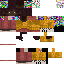 Black skin: raw texture render