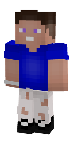 Blue skin: body, front render