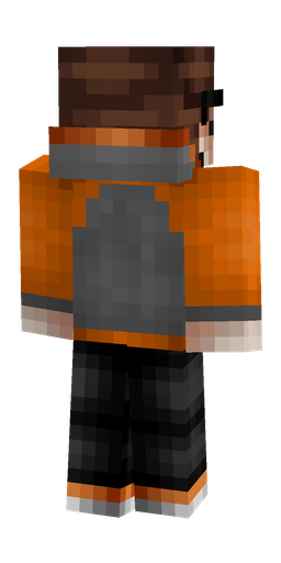 Black skin: body, back render