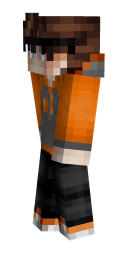 Black skin: body, left side render