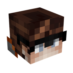 Black skin: head render
