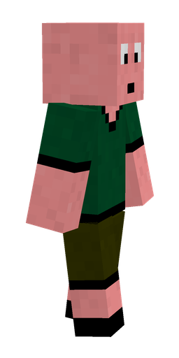 Black skin: body, right side render