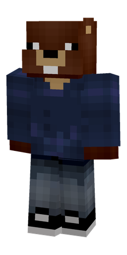 Blue skin: body, front render