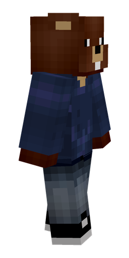 Blue skin: body, right side render