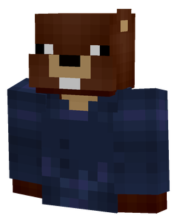 Blue skin: bust render