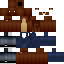 Blue skin: raw texture render