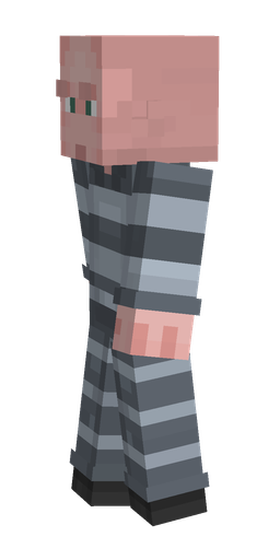 Dark skin: body, left side render