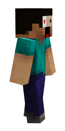 Black skin: body, right side render