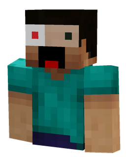 Black skin: bust render