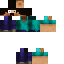 Black skin: raw texture render