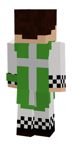 Black skin: body, back render