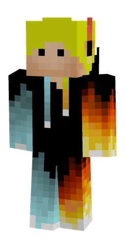 Black skin: body, front render