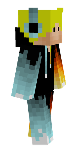 Black skin: body, right side render