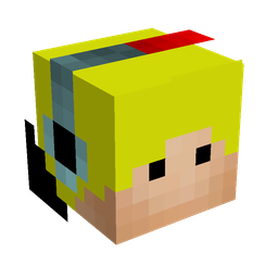 Black skin: head render