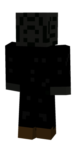 Black skin: body, back render