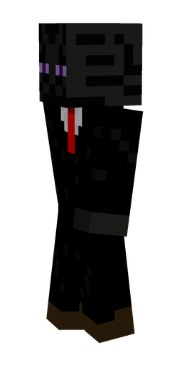 Black skin: body, left side render