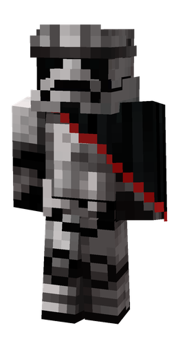 Black skin: body, front render