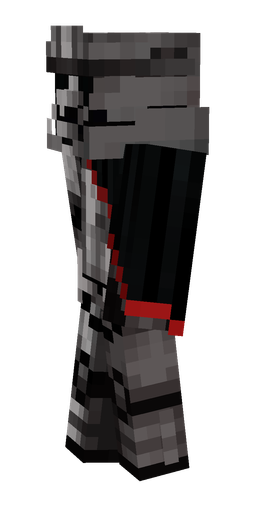 Black skin: body, left side render