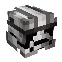 Black skin: head render