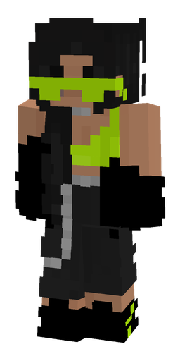Black skin: body, front render