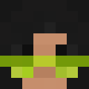 Black skin: face render