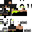 Black skin: raw texture render