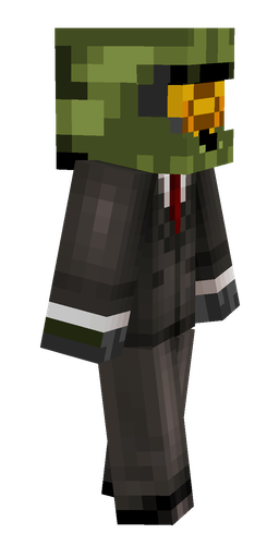 Black skin: body, right side render