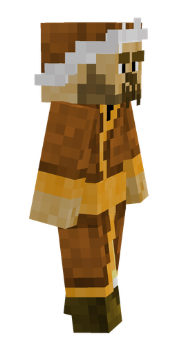 Brown skin: body, right side render