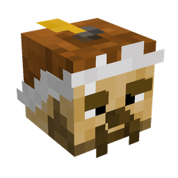 Brown skin: head render