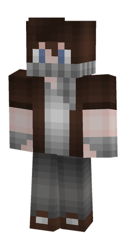 Brown skin: body, front render
